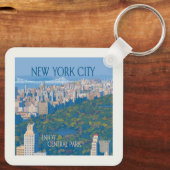New York City | Geniet van Central Park Sleutelhanger (Achterkant)