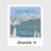New York City | Geniet van Central Park Sticker (Vel)