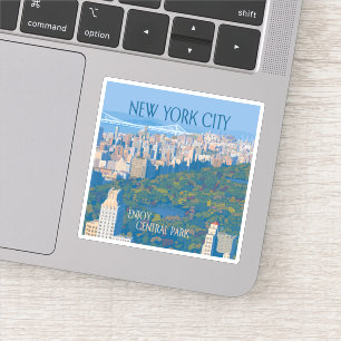 New York City   Geniet van Central Park Sticker