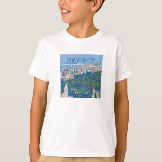 New York City | Geniet van Central Park T-shirt (Voorkant)
