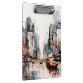 New York City, geschilderd landschap. Klembord (Rechts)