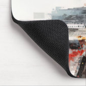 New York City, geschilderd landschap. Muismat (Hoek)