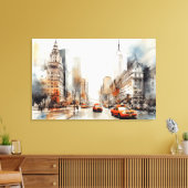 New York City, gestrekte canvas print (Insitu (Woonkamer))