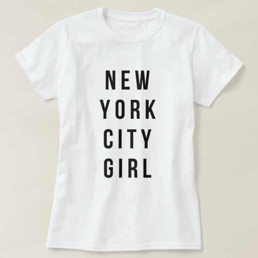 New York City Girl T-shirt (Design voorkant)