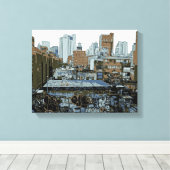 New York City Graffiti Canvas Afdruk (Insitu (Houten vloer))