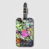 New York City Graffiti Empire State iPad Case Bagagelabel (Voorkant (verticaal))