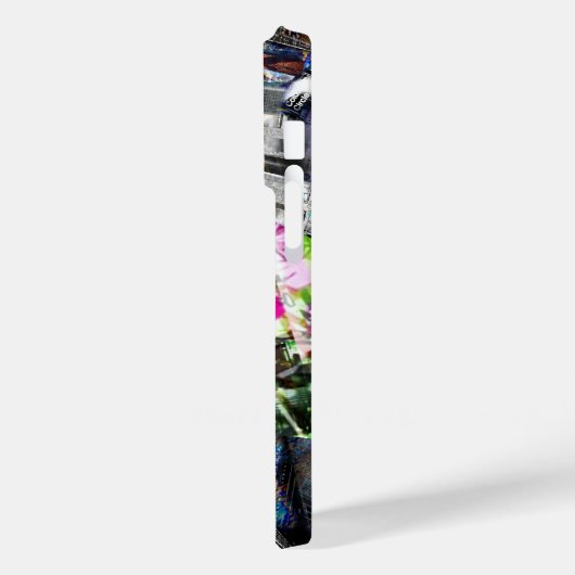 New York City Graffiti Empire State iPhone Case (Achterkant / Links)