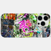 New York City Graffiti Empire State iPhone Case (Achterkant (horizontaal))