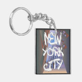 New York City Graffiti Sleutelhanger (Voorkant Links)