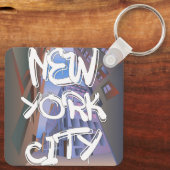 New York City Graffiti Sleutelhanger (Achterkant)