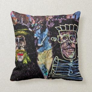 New York City Graffiti Wall Foto Kussen