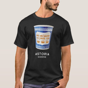 New York City Greek Coffee Cup Astoria Queens NYC T-shirt