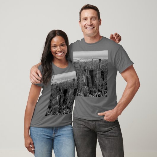 New York City Grey Pop Art Style T-shirt (Unisex)