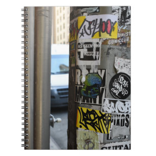 New York City Gritty Urban Street Art Fotografie Notitieboek