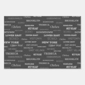 New York City Groeperingen Inpakpapier Vel (Voorkant 3)