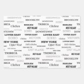 New York City Groeperingen Inpakpapier Vel (Voorkant)