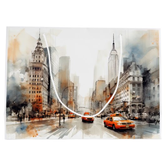New York City Groot Cadeauzakje (Achterkant)