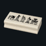 New York City Hanukkah Chanukah NYC Landmarks Rubberstempel<br><div class="desc">Stamp toont een originele afbeelding van klassieke New York City-landmerken,  "gekleed" voor het vakantieseizoen van de Hanukkah. Deze vakantieillustratie is ook beschikbaar op andere producten. Zie je niet wat je zoekt? Hulp nodig bij aanpassingen? Neem contact op met Rebecca om iets voor je te ontwerpen.</div>