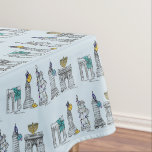 New York City Hanukkah NYC Jewish Holiday Chanukah Tafelkleed<br><div class="desc">Met een originele pen-en-inkt illustratie van een rij klassieke New York City-landmerken, "gekleed" voor het vakantieseizoen van de Hanukkah. Geweldig voor iedereen die in NYC woont of houdt! Zie je niet precies wat je zoekt? Hulp nodig bij aanpassingen? Klik op "rebeccaheartsny" (rechterbovenhoek) en "neem contact op met deze ontwerper" om...</div>