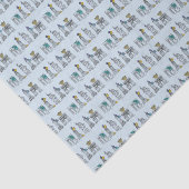 New York City Hanukkah NYC Jewish Holiday Chanukah Tissuepapier (Detail)