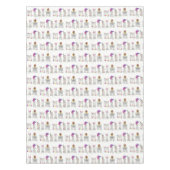 New York City Happy Pasen NYC Landmarks Brooklyn Tafelkleed (Voorkant)