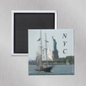 New York City Harbor Photo Magneet