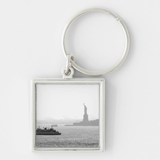 New York City Harbour - Vrijheidsbeeld Sleutelhanger (Voorkant)