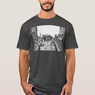 New York City Herald Square Trolley Elevated Train T-shirt