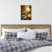 New York City herfstzon Canvas Afdruk (Insitu (Slaapkamer))