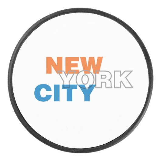 New York City Hockey Puck (Voorkant)