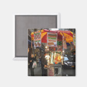 New York City Hot Dog Stand Magneet (Voorkant / Achterkant)