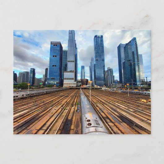 New York City - Hudson Yards from High Line Park Briefkaart (Voorkant)