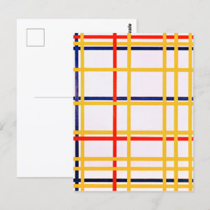 New York City I   Piet Mondriaan   Briefkaart