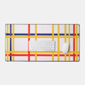 New York City I | Piet Mondriaan | Bureaumat (Keyboard & Muis)