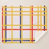 New York City I | Piet Mondriaan | Sherpa Deken (Voorkant (horizontaal))