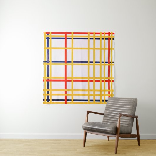 New York City I | Piet Mondriaan | Wandkleed (In situ)