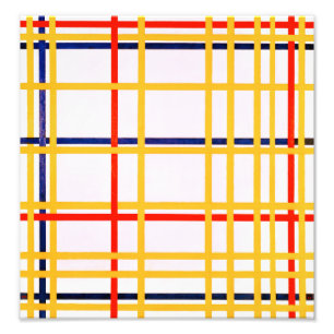New York City I Piet Mondrian Foto Afdruk