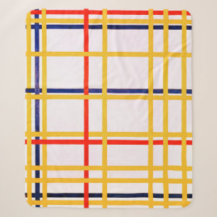 New York City I Piet Mondrian Sherpa Deken