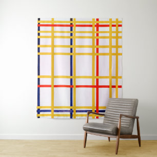 New York City I Piet Mondrian Wandkleed