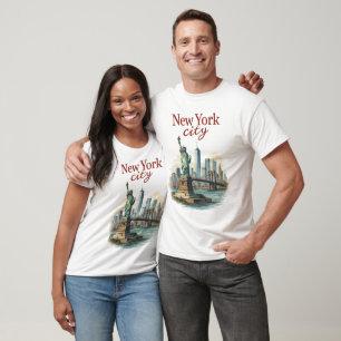 New York City – Iconisch T-shirt met beeld en silh