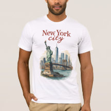 New York City – Iconisch T-shirt met beeld en silh