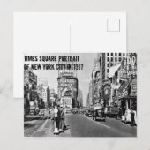 New York City in Briefkaart 1937 (Voorkant / Achterkant)