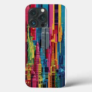 New York City in de levendige iPhone-hoes van Kobr Case-Mate iPhone Case