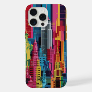 New York City in de levendige iPhone-hoes van Kobr iPhone 15 Pro Max Case