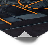 New York City in de schemering Poster (Hoek)