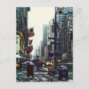 New York City in Winter Briefkaart
