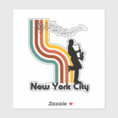 New York City Jazz Sticker (Vel)