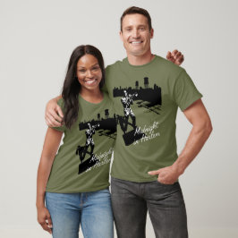 New York City Jazz Trompettist Silhouet T-shirt