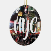 New York City Keepomwille Souvenir Kerstmis Keramisch Ornament (Rechts)