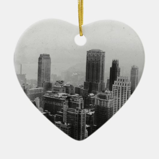  New York City Keramisch Ornament (Voorkant)